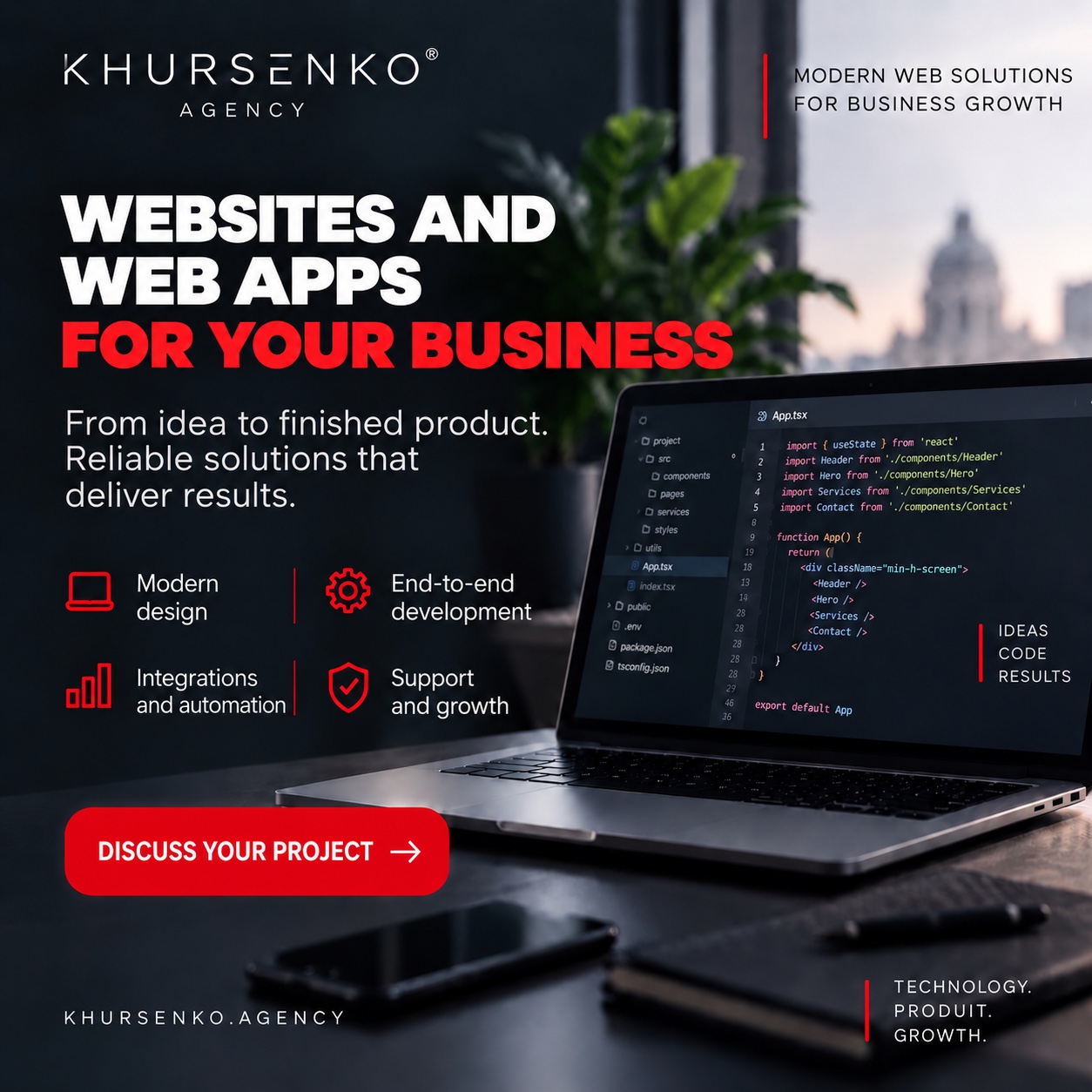 Websites and web apps for your business Websites and web apps for your business