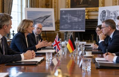 British and German officials hold defence cooperation talks in London